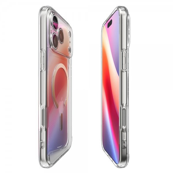 Spigen iPhone 17 Pro Max Skal Ultra Hybrid MagFit Clear Gold