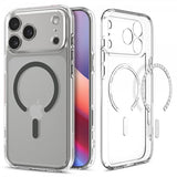 Spigen iPhone 17 Pro Max Skal Ultra Hybrid MagFit Clear Graphite