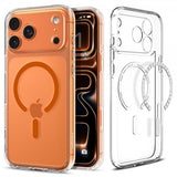 Spigen iPhone 17 Pro Max Skal Ultra Hybrid MagFit Clear Orange