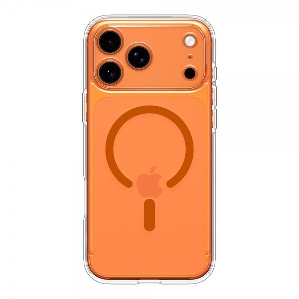 Spigen iPhone 17 Pro Max Skal Ultra Hybrid MagFit Clear Orange