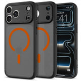 Spigen iPhone 17 Pro Max Skal Ultra Hybrid MagFit Frost Black Orange
