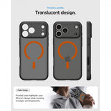 Spigen iPhone 17 Pro Max Skal Ultra Hybrid MagFit Frost Black Orange