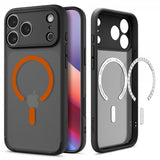 Spigen iPhone 17 Pro Max Skal Ultra Hybrid MagFit Frost Black Orange