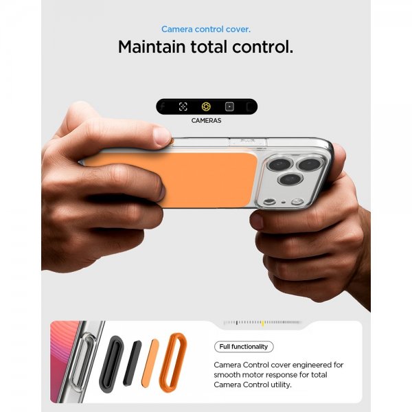 Spigen iPhone 17 Pro Max Skal Ultra Hybrid T MagFit Glossy Orange