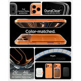 Spigen iPhone 17 Pro Max Skal Ultra Hybrid T MagFit Glossy Orange