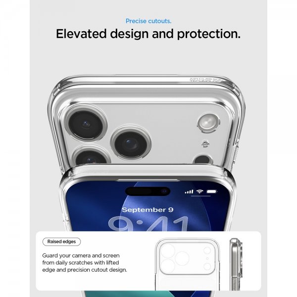Spigen iPhone 17 Pro Max Skal Ultra Hybrid T MagFit Glossy White