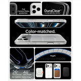 Spigen iPhone 17 Pro Max Skal Ultra Hybrid T MagFit Glossy White