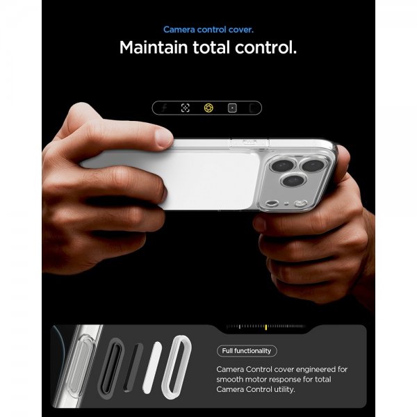 Spigen iPhone 17 Pro Max Skal Ultra Hybrid T MagFit Glossy White