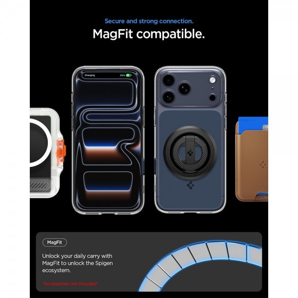 Spigen iPhone 17 Pro Max Skal Ultra Hybrid T MagFit Matte Blue