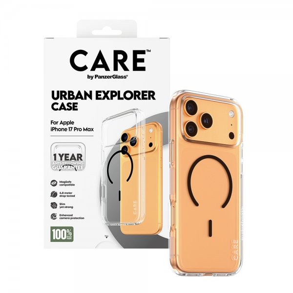 CARE by PanzerGlass iPhone 17 Pro Max Skal Urban Explorer MagSafe Svart
