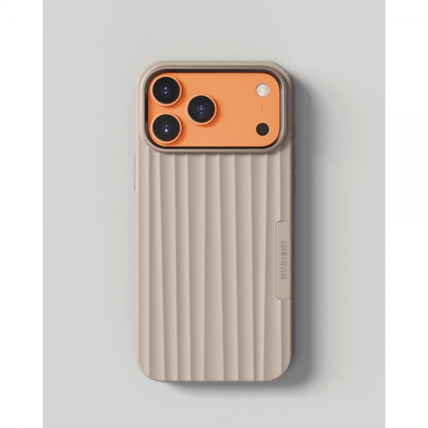 Nudient iPhone 17 Pro Skal Bold Case MagSafe Linen Beige