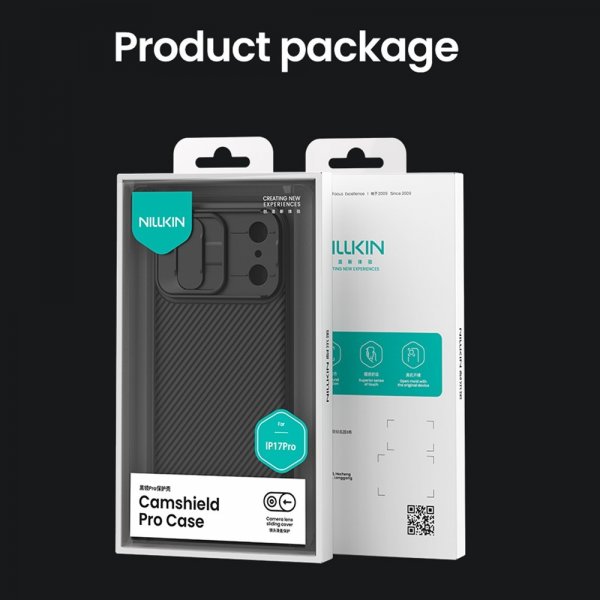 Nillkin iPhone 17 Pro Skal CamShield Pro Svart