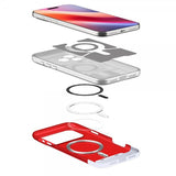 Spigen iPhone 17 Pro Skal Classic C1 MagFit Ruby