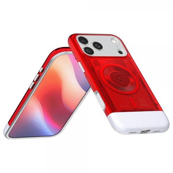 Spigen iPhone 17 Pro Skal Classic C1 MagFit Ruby