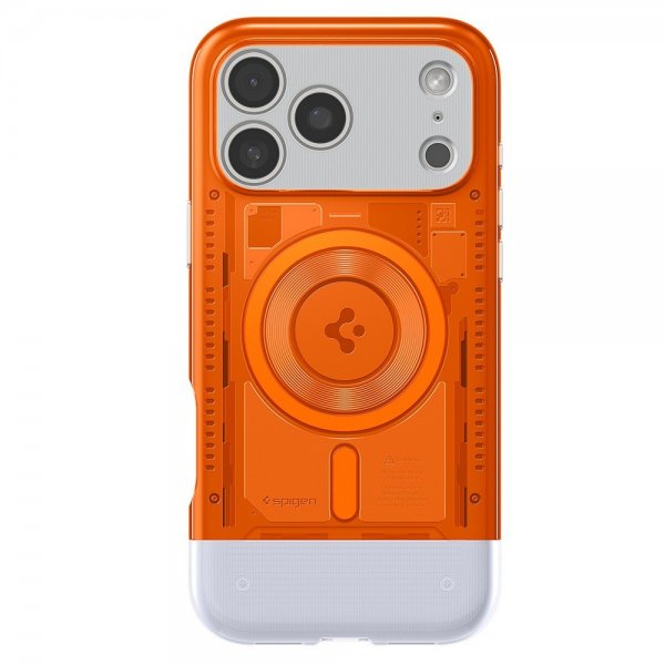 Spigen iPhone 17 Pro Skal Classic C1 MagFit Tangerine
