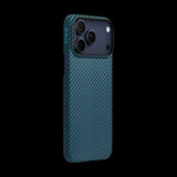 Pitaka iPhone 17 Pro Skal Edge Black/Blue Twill