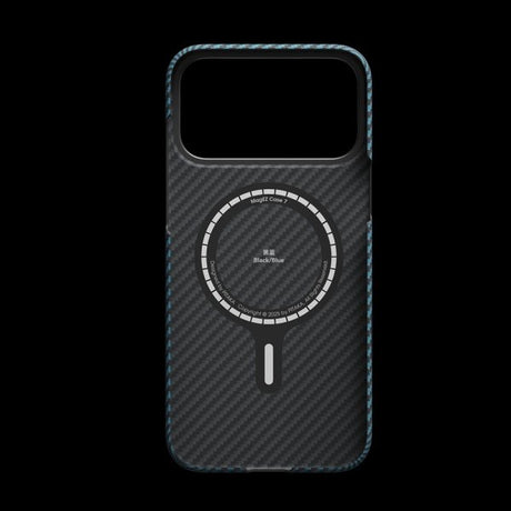 Pitaka iPhone 17 Pro Skal Edge Black/Blue Twill