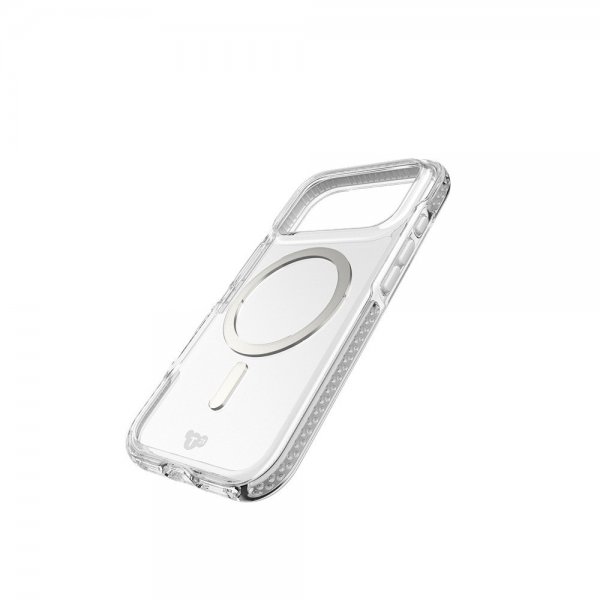 Tech21 iPhone 17 Pro Skal EvoCrystal MagSafe Metallic Silver