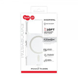 Tech21 iPhone 17 Pro Skal EvoCrystal MagSafe Metallic Silver
