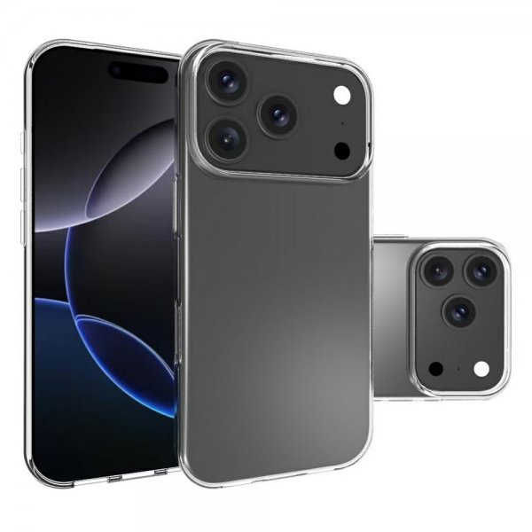 Nordic Covers iPhone 17 Pro Skal Feather Series Transparent