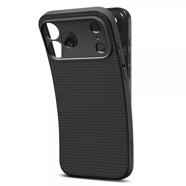 Spigen iPhone 17 Pro Skal Liquid Air Matte Black
