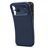 Spigen iPhone 17 Pro Skal Liquid Air Navy Blue