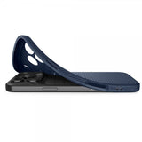 Spigen iPhone 17 Pro Skal Liquid Air Navy Blue