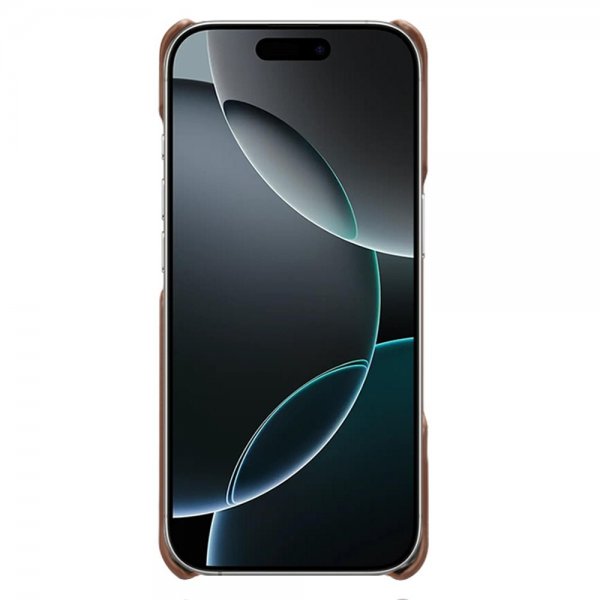 iPhone 17 Pro Skal med två Kortfack Mörkbrun