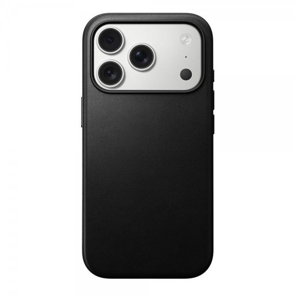 Nomad iPhone 17 Pro Skal Modern Leather Case Svart