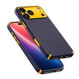 Spigen iPhone 17 Pro Skal Nano Pop Hybrid MagFit Blueberry Navy
