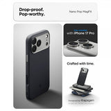 Spigen iPhone 17 Pro Skal Nano Pop MagFit Black Sesame
