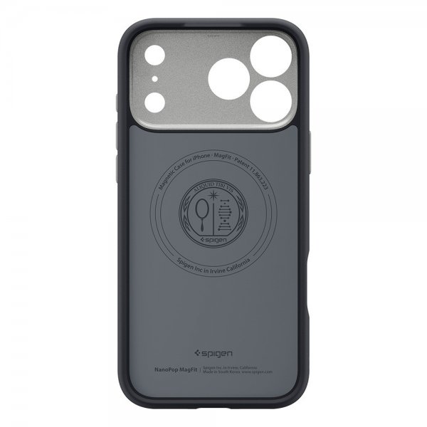 Spigen iPhone 17 Pro Skal Nano Pop MagFit Black Sesame
