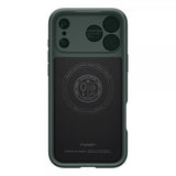 Spigen iPhone 17 Pro Skal Optik Armor MagFit Abyss Green