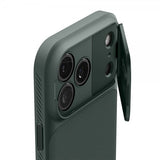 Spigen iPhone 17 Pro Skal Optik Armor MagFit Abyss Green