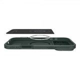 Spigen iPhone 17 Pro Skal Optik Armor MagFit Abyss Green