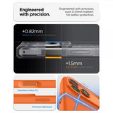 Spigen iPhone 17 Pro Skal Silicone Fit MagFit Cosmic Orange