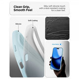 Spigen iPhone 17 Pro Skal Silicone Fit MagFit Mute Blue