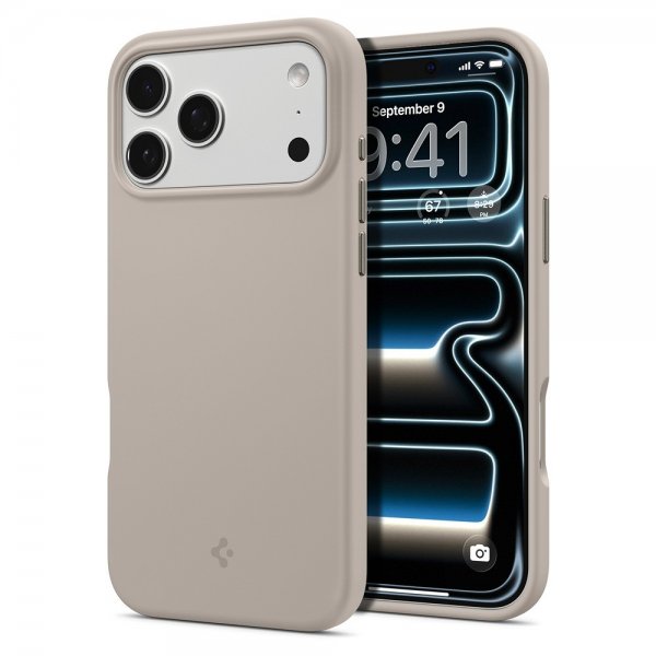 Spigen iPhone 17 Pro Skal Silicone Fit MagFit Stone