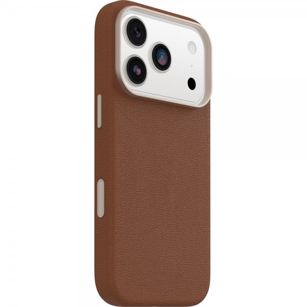 Otterbox iPhone 17 Pro Skal Symmetry Cactus Leather MagSafe Desert Saddle