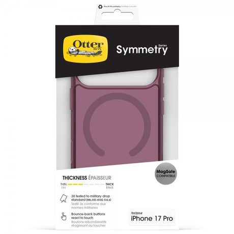 Otterbox iPhone 17 Pro Skal Symmetry Clear MagSafe Purple Mystery