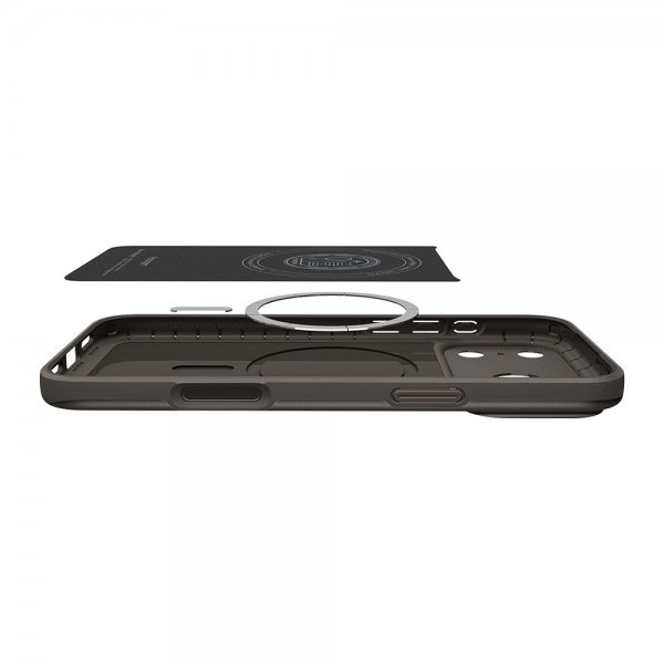 Spigen iPhone 17 Pro Skal Thin Fit MagFit Gunmetal