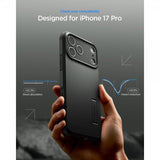 Spigen iPhone 17 Pro Skal Tough Armor T MagFit Svart