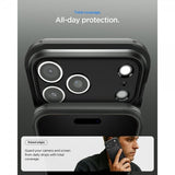 Spigen iPhone 17 Pro Skal Tough Armor T MagFit Svart