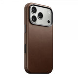 Nomad iPhone 17 Pro Skal Traditional Leather Case Brun