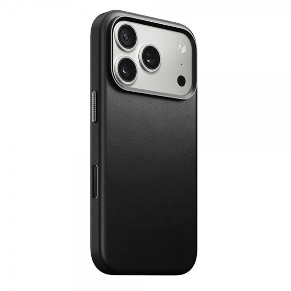 Nomad iPhone 17 Pro Skal Traditional Leather Case Svart