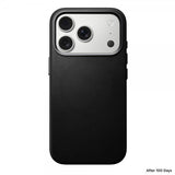 Nomad iPhone 17 Pro Skal Traditional Leather Case Svart