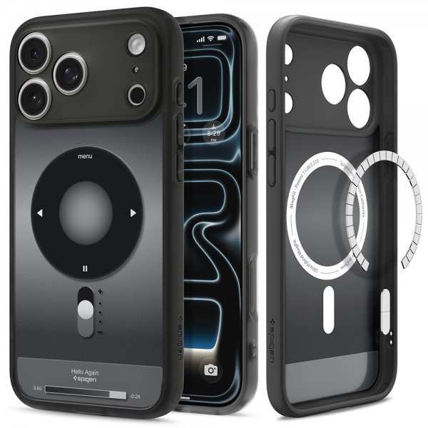 Spigen iPhone 17 Pro Skal Ultra Hybrid Classic MagFit Svart