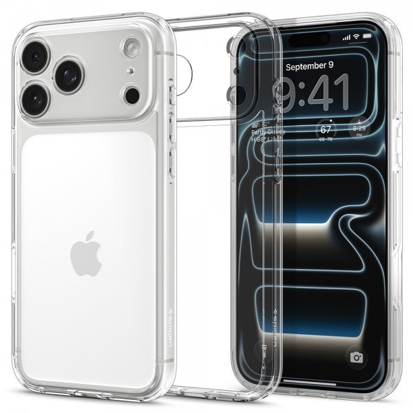 Spigen iPhone 17 Pro Skal Ultra Hybrid Crystal Clear
