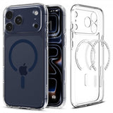 Spigen iPhone 17 Pro Skal Ultra Hybrid MagFit Clear Deep Blue
