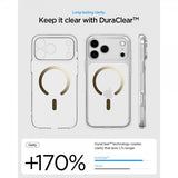 Spigen iPhone 17 Pro Skal Ultra Hybrid MagFit Clear Gold